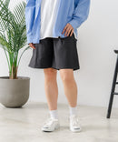 【C-FORT POINT/フォートポイント】【ウエストは総ゴム仕様で履きやすさ・動きやすさ抜群◎】シェフハーフパンツ ショートパンツ ワイド 太め 短パン ウエストゴム 楽ちん イージーパンツ 膝丈 アメカジ スケーター ストリート アウトドア