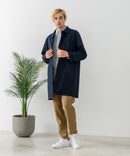 【BLUE STANDARD/ブルースタンダード】マルチファンクション ステンカラーコート 撥水 防風 軽量 ビジカジ ビズ