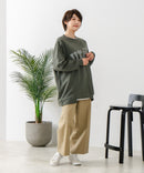 【C-FORT POINT/フォートポイント】裏毛リメイク風チュニック