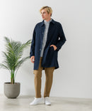 【BLUE STANDARD/ブルースタンダード】マルチファンクション ステンカラーコート 撥水 防風 軽量 ビジカジ ビズ