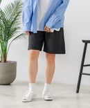 【C-FORT POINT/フォートポイント】【ウエストは総ゴム仕様で履きやすさ・動きやすさ抜群◎】シェフハーフパンツ ショートパンツ ワイド 太め 短パン ウエストゴム 楽ちん イージーパンツ 膝丈 アメカジ スケーター ストリート アウトドア
