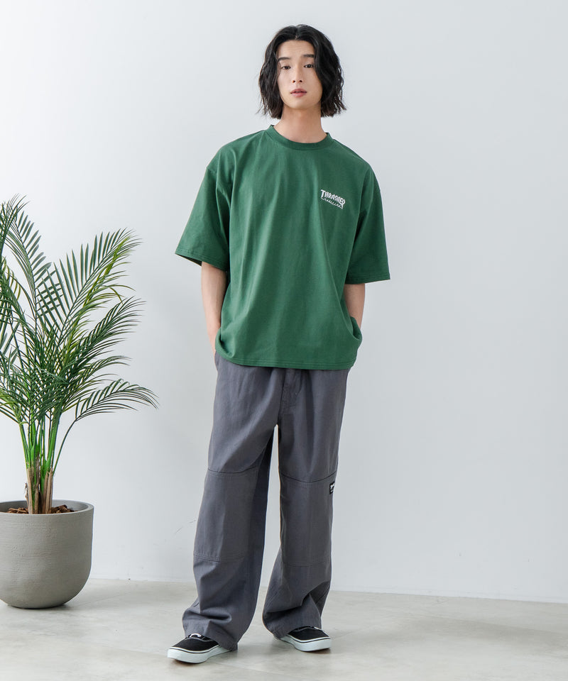 【THRASHER/スラッシャー】ワンポイント 刺繍Tシャツzo