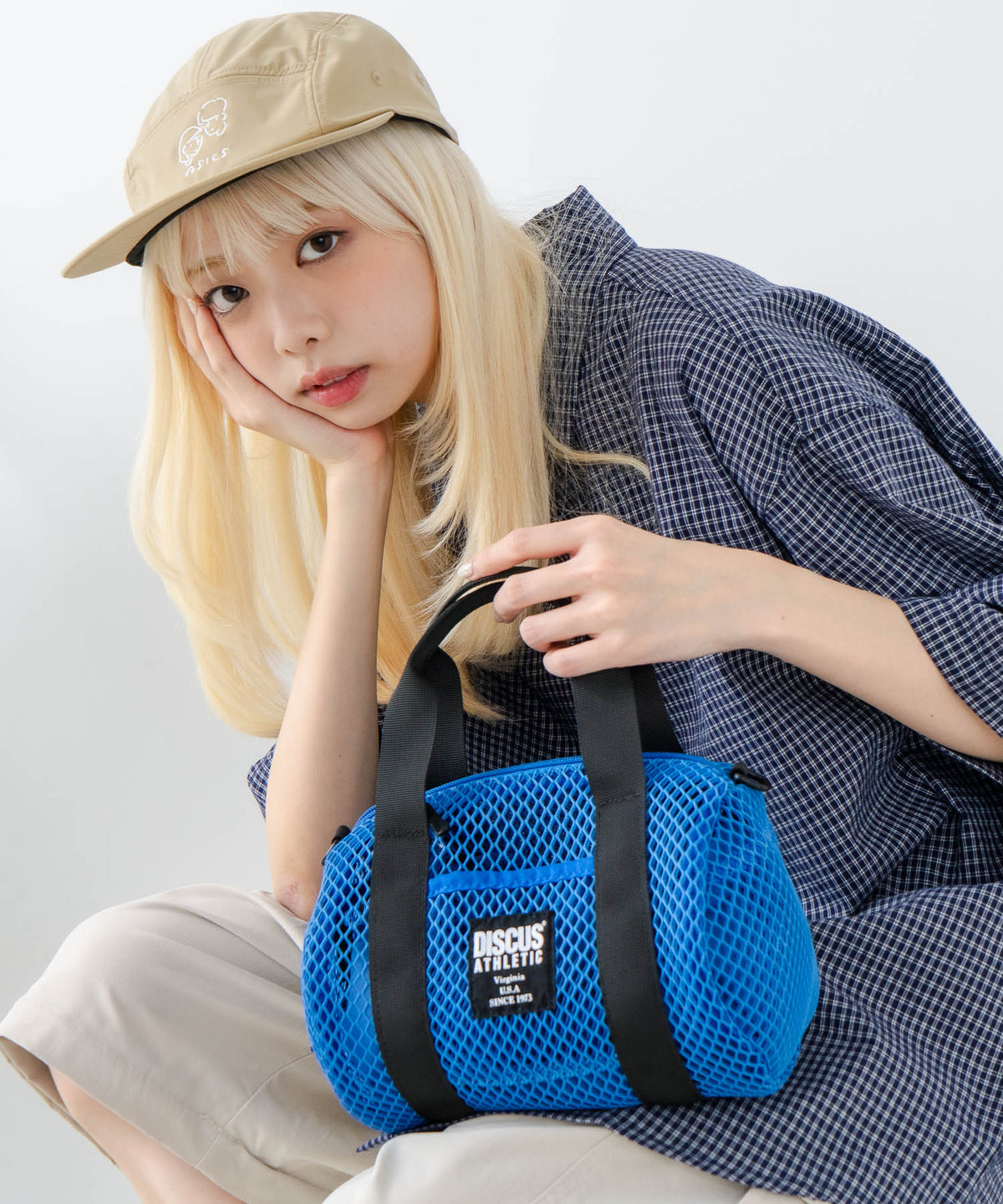 メッシュ2WAYミニボストンバッグ【DISCUS/ディスカス】