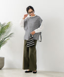 【C-FORTPOINT/フォートポイント】ニットベスト＋ブラウスアンサンブル1