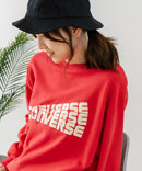 【CONVERSE/コンバース】クラックロゴ グラフィック スウェットトレーナー