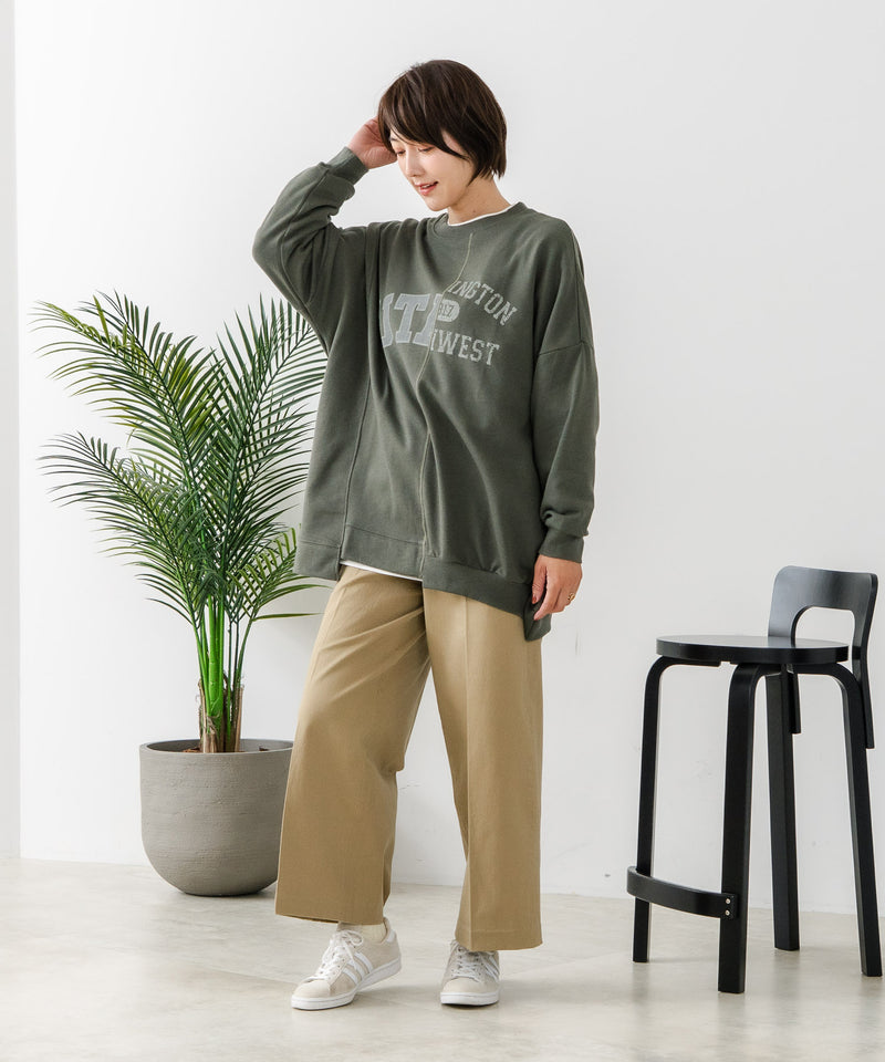 【C-FORT POINT/フォートポイント】裏毛リメイク風チュニック