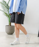 【C-FORT POINT/フォートポイント】【ウエストは総ゴム仕様で履きやすさ・動きやすさ抜群◎】シェフハーフパンツ ショートパンツ ワイド 太め 短パン ウエストゴム 楽ちん イージーパンツ 膝丈 アメカジ スケーター ストリート アウトドア