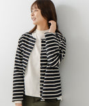 【FORT POINT/フォートポイント】バスク天竺 クルーネック カーディガン