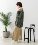 【C-FORT POINT/フォートポイント】裏毛リメイク風チュニック