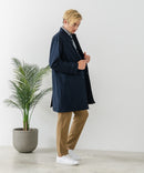 【BLUE STANDARD/ブルースタンダード】マルチファンクション ステンカラーコート 撥水 防風 軽量 ビジカジ ビズ