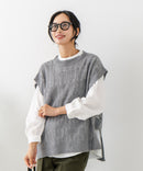 【C-FORTPOINT/フォートポイント】ニットベスト＋ブラウスアンサンブル1