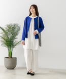 【FORT POINT/フォートポイント】バスク天竺 クルーネック カーディガン