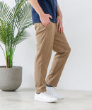 快適！スーパーストレッチイージーパンツ イージーケア 接触冷感 前開き ウエストゴム UVカット【Blue Standard:ブルースタンダード】