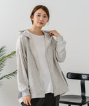 【C-FORT POINT/フォートポイント】裏毛 コクーン フルジップ パーカー