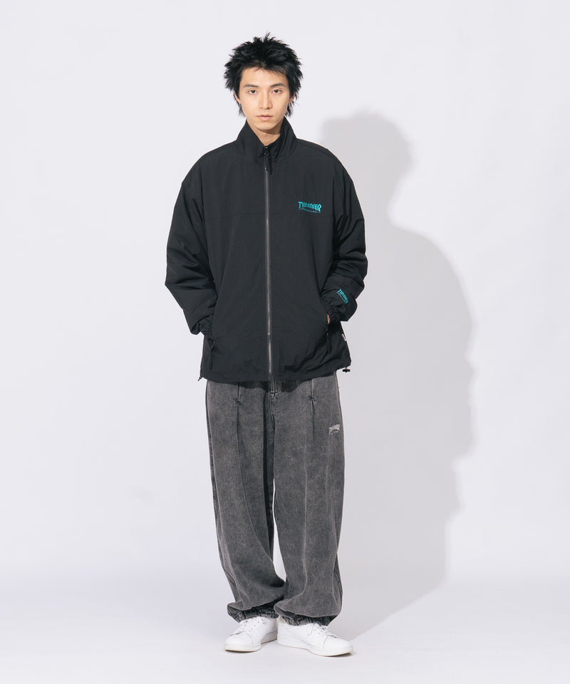 ナイロン 裏総柄 スタンドジャケット THRASHER スラッシャー