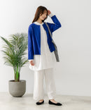 【FORT POINT/フォートポイント】バスク天竺 クルーネック カーディガン