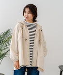 【C-FORT POINT/フォートポイント】フード付きナイロンブルゾン ドロストコード ❘ジーンズメイト公式オンラインショップ