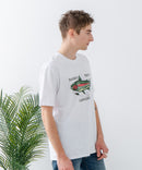 ZEROSTAIN プリントTシャツ 汗染みの目立ちにくいTシャツ 防汚 ＵＶカット ワーゲンバスライク フィッシング 釣り トラウト