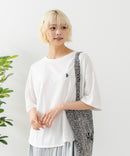 ブランドロゴワンポイント刺繍ラウンドヘムTシャツ【U.S. POLO ASSN./ユーエスポロアッスン】