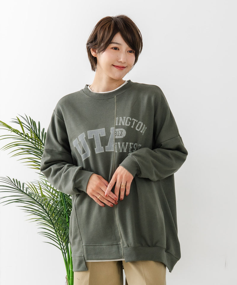【C-FORT POINT/フォートポイント】裏毛リメイク風チュニック