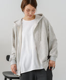 【C-FORT POINT/フォートポイント】裏毛 コクーン フルジップ パーカー