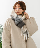 【C-FORTPOINT/フォートポイント】フリンジ使いマフラー