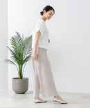 5分袖 刺繍 ねじりスリーブTシャツ【C17/シーセブンティーン】