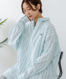【BEVERLY HILLS POLO CLUB/ビバリーヒルズポロクラブ】【選べる2シルエット】オックスワイドシャツ（クロップド丈 or ビッグシルエット）ポニー刺繍