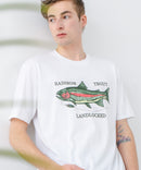 ZEROSTAIN プリントTシャツ 汗染みの目立ちにくいTシャツ 防汚 ＵＶカット ワーゲンバスライク フィッシング 釣り トラウト