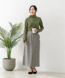 【C-FORT POINT/フォートポイント】リブボトルネック ニットプルオーバー