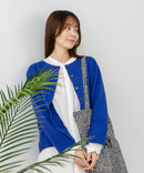 【FORT POINT/フォートポイント】バスク天竺 クルーネック カーディガン