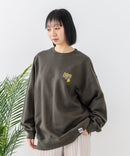 【BEN DAVIS/ベンデイビス 裏毛ワンポイント クルーネック スウェットシャツ】