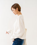 【HANES/ヘインズ】【独自製法で生み出したこだわりの白】SHIRO for HER クロップドワイドロンＴ クルーネック シンプル 無地 クリーン ブラインドステッチ ❘ジーンズメイト公式オンラインショップ