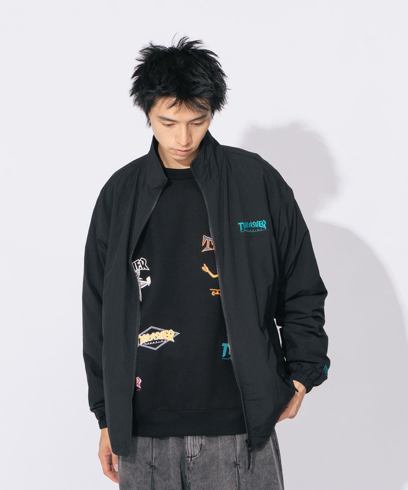 ナイロン 裏総柄 スタンドジャケット THRASHER スラッシャー