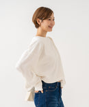 【HANES/ヘインズ】【独自製法で生み出したこだわりの白】SHIRO for HER クロップドワイドロンＴ クルーネック シンプル 無地 クリーン ブラインドステッチ ❘ジーンズメイト公式オンラインショップ