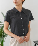 【U.S. POLO ASSN./ユーエスポロアッスン】ワンポイントロゴ刺繍 スムースカットソーシャツ