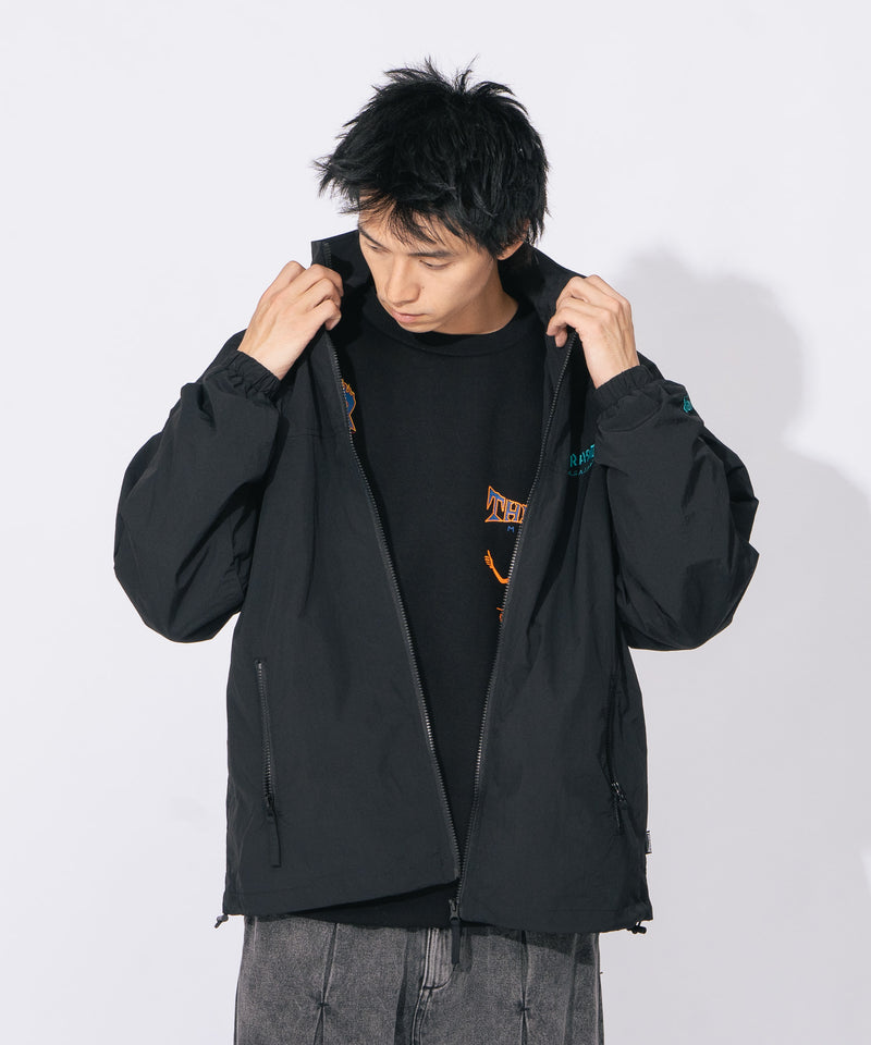 ナイロン 裏総柄 スタンドジャケット THRASHER スラッシャー