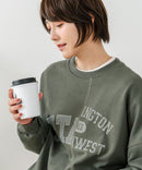 【C-FORT POINT/フォートポイント】裏毛リメイク風チュニック