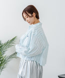 【BEVERLY HILLS POLO CLUB/ビバリーヒルズポロクラブ】【選べる2シルエット】オックスワイドシャツ（クロップド丈 or ビッグシルエット）ポニー刺繍