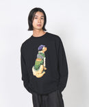 コリスコ 前後アニマル プリント ロンT CORISCO コリスコ