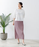 5分袖 刺繍バルーンスリーブTシャツ【C17/シーセブンティーン】