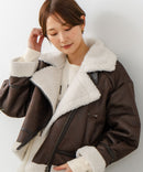 【C-FORT POINT/フォートポイント】合皮ライダースジャケット