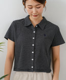 【U.S. POLO ASSN./ユーエスポロアッスン】ワンポイントロゴ刺繍 スムースカットソーシャツ