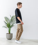 ZEROSTAIN フェイクレイヤード ビッグシルエット キーネック クルーネック Tシャツ 汗染みの目立ちにくいTシャツ 防汚 ＵＶカット ZERO STAIN