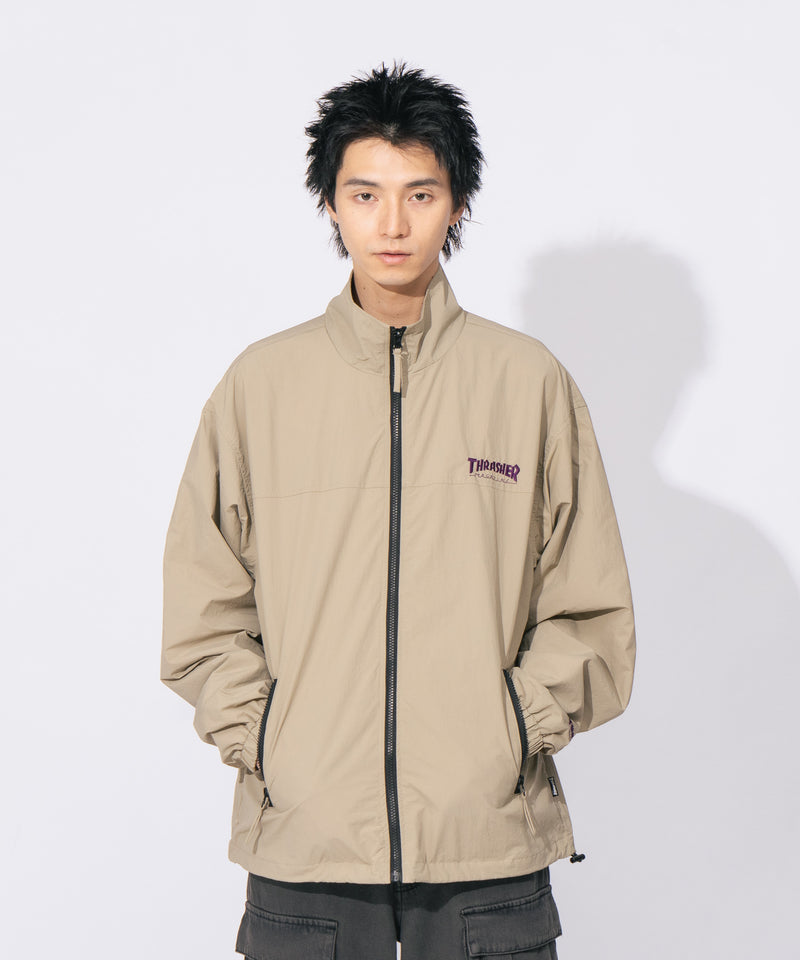 ナイロン 裏総柄 スタンドジャケット THRASHER スラッシャー