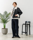 【C-FORT POINT/フォートポイント】合皮ライダースジャケット