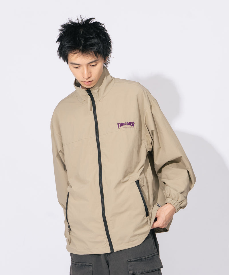 ナイロン 裏総柄 スタンドジャケット THRASHER スラッシャー