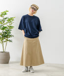 【SAVIER/サビアー】×【ZERO STAIN/ゼロステイン】コラボ Vガセット クルーネック Tシャツ