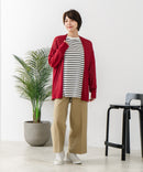 【C-FORTPOINT/フォートポイント】シャリシャリ　シアーロングカーディガン