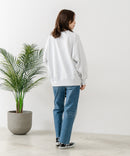 【C-FORT POINT/フォートポイント】アニマルプリント(フレンチブルドッグ) スウェットトレーナー